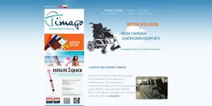 Strona WWW firmy Timago International Group